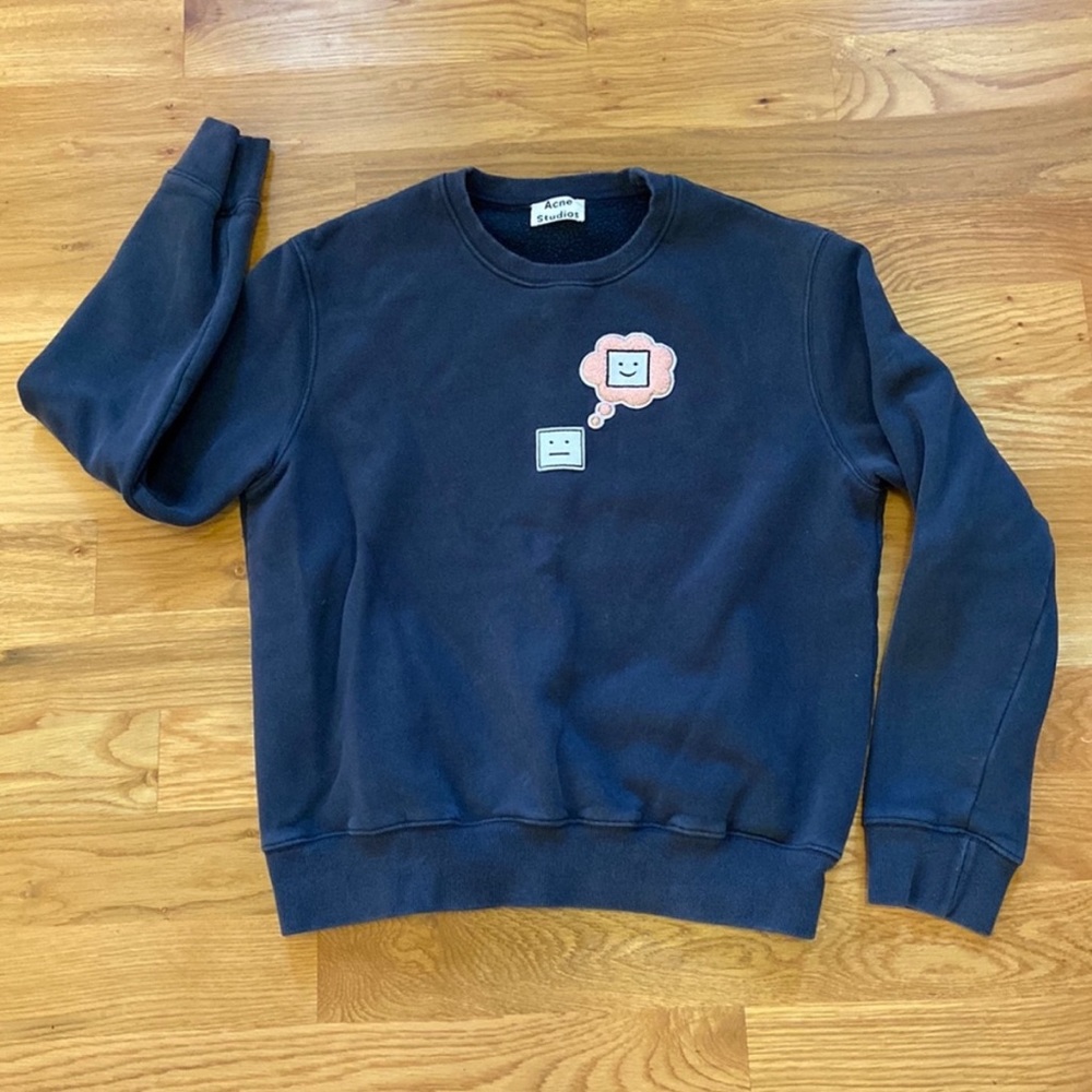 Acne Studios soft Face Sweatshirt